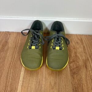 NOBULL Trainers Superfabric Yellow Gray Pixel Athletic Shoes